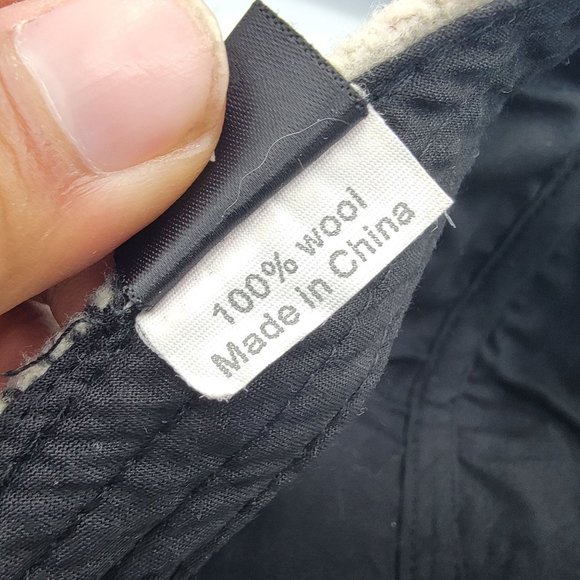 JonnyIV Plaid Wool Hat Winter Warm Adjustable Lightweight Casual Outdoors - Picture 9 of 11